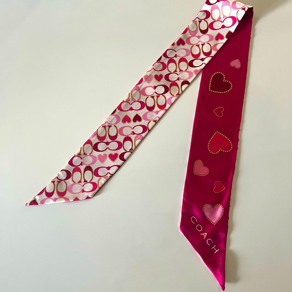 Silk Coach Twilly Scarf